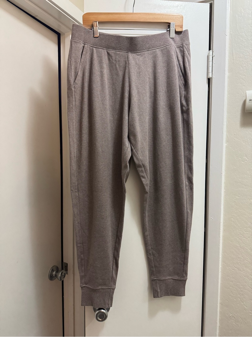 Pact Cozy Taupe Jogger Sweatpants